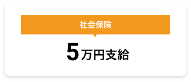 社会保険 5万円支給